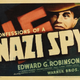 Original movie poster for Confessions of a Nazi Spy